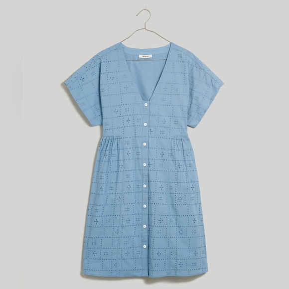Madewell Dresses & Skirts - Madewell Eyelet V-Neck Mini Dress